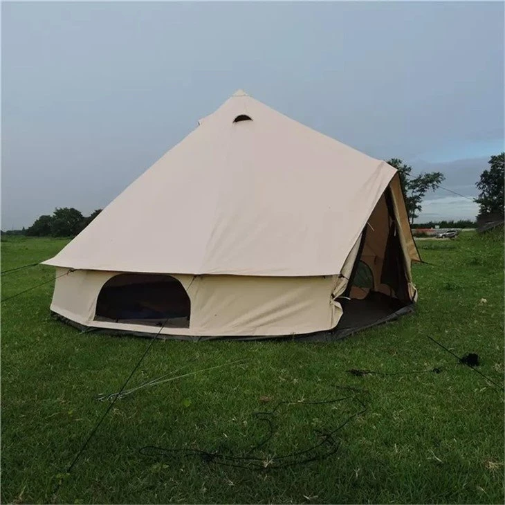 Cotton Canvas Bell Tent Glamping-4
